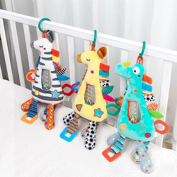 Animal Activity Rattle Plush for Babies