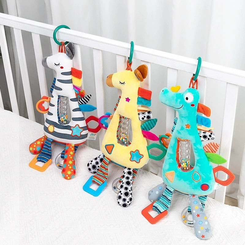 Animal Activity Rattle Plush for Babies