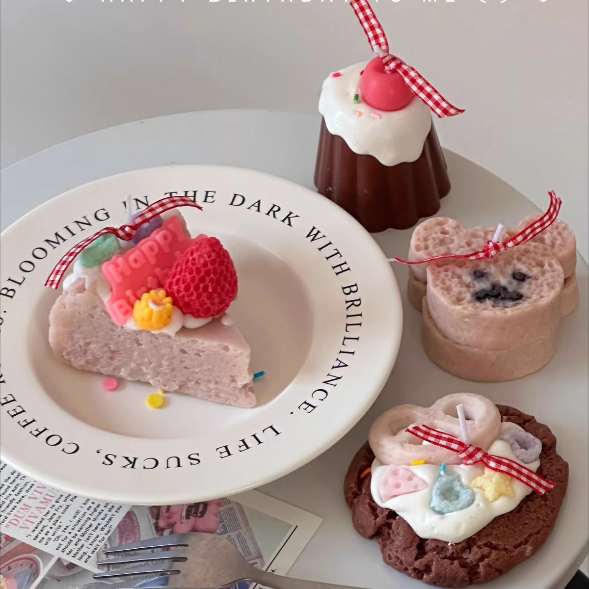 Dessert Pastry Scented Candle Gift Set