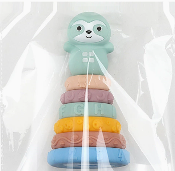 Soft Silicone Stacking Rings Learning Toy for Babies & Toddlers