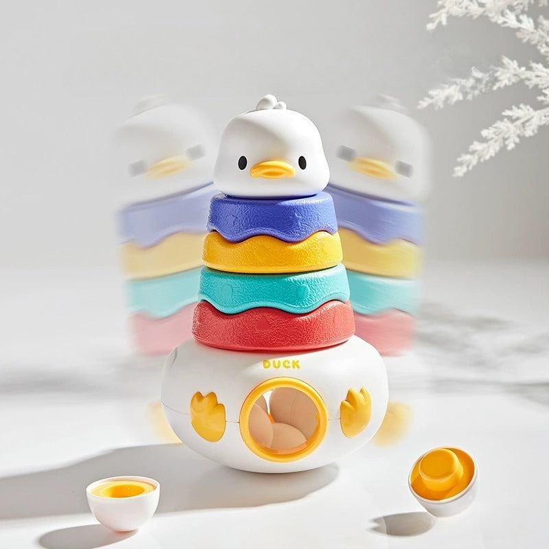 Duck Stacker Tumbler with Shape Matching Eggs