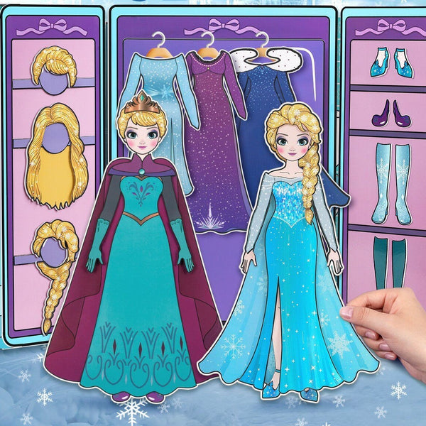 Magnetic Princess Dress-Up Quiet Book
