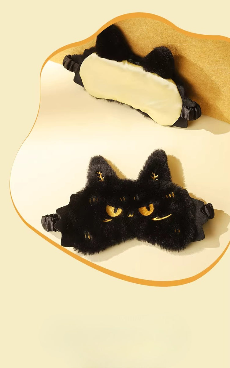 Prosperous Raccoon Plush Sleep Mask