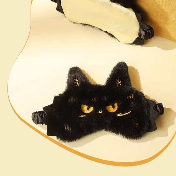 Prosperous Raccoon Plush Sleep Mask