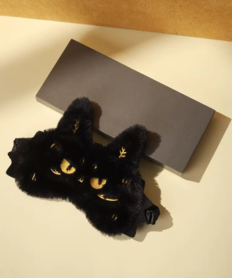 Prosperous Raccoon Plush Sleep Mask