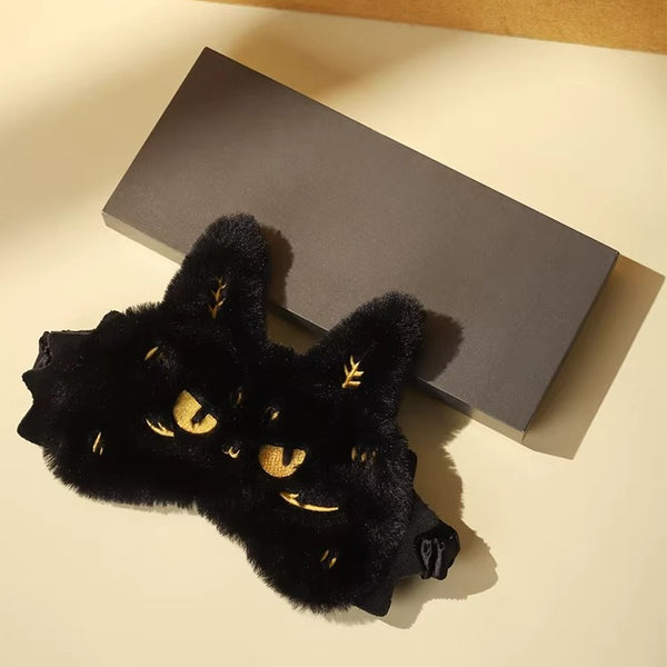 Prosperous Raccoon Plush Sleep Mask