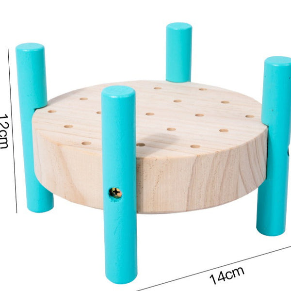 The Little Carpenter’s Hammer Bench | Reversible Wooden Toy Fantastik Curios