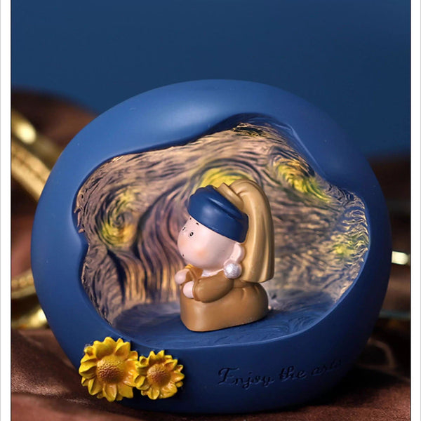 Artistic Shell and Pearl Night Light Ornament