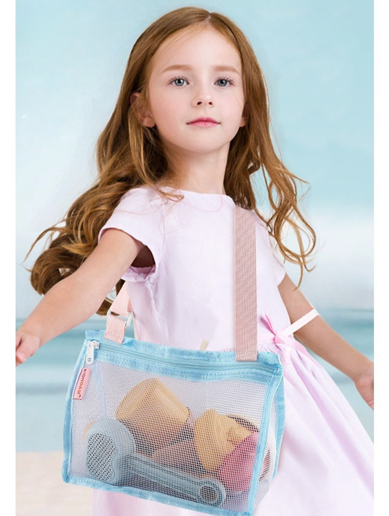 Kids' Wheat Straw Beach Sand Toy Set with Carry Bag