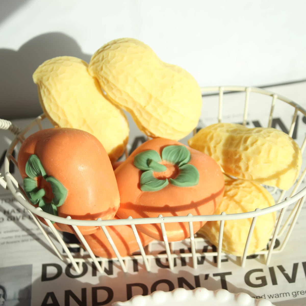 Persimmon and Peanut Handmade Soap Gift Set