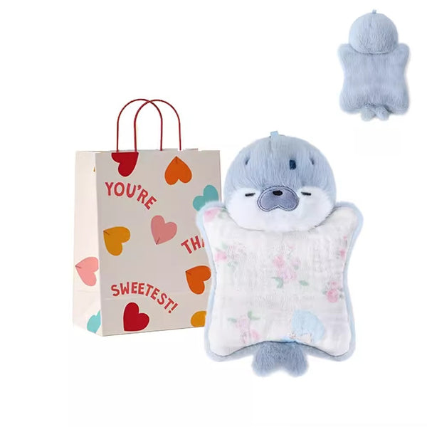 Small Weighted Seal Bean Bag Plush with Sound