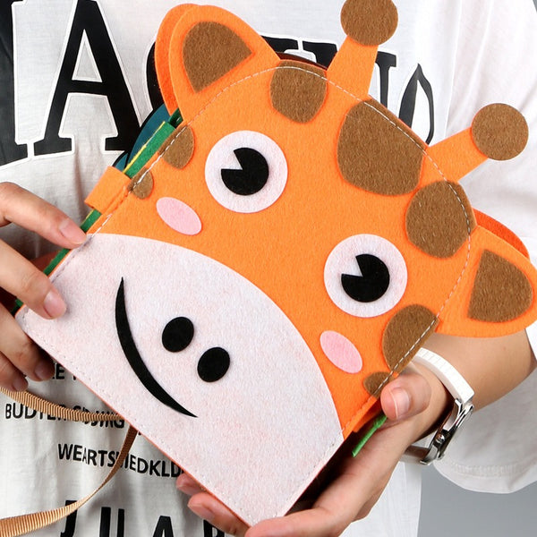 Felt Giraffe Busy Board Activity Book