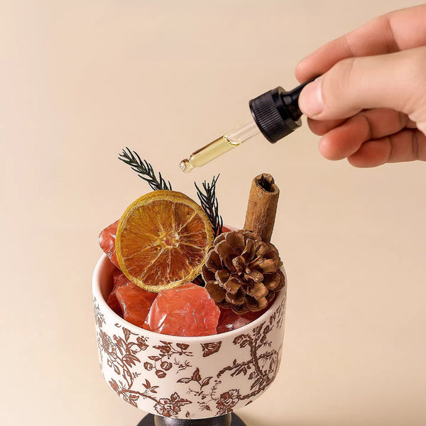 Natural Crystal and Botanical Stone Diffuser Gift Set