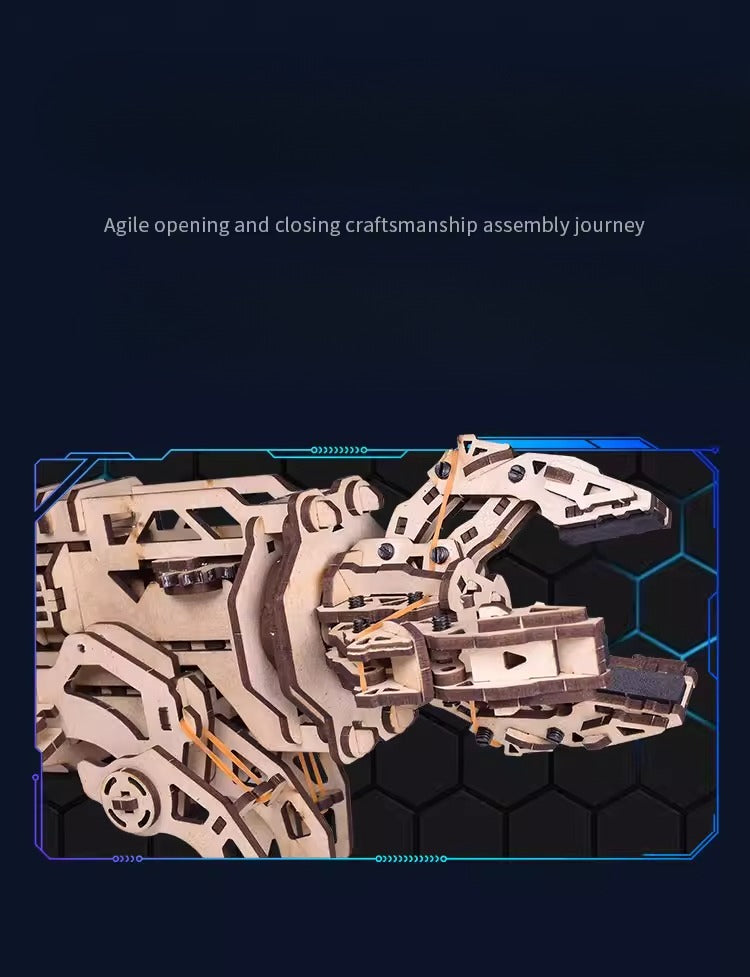 Wearable Mechanical Claw Wooden Model Kit