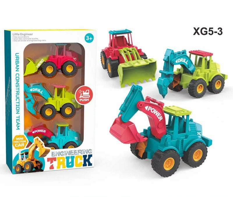 Urban Construction Vehicle Set - 6 Piece Collection