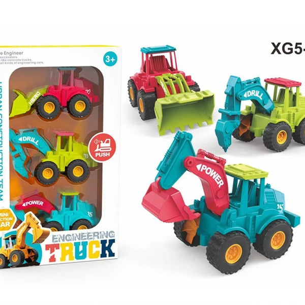 Urban Construction Vehicle Set - 6 Piece Collection