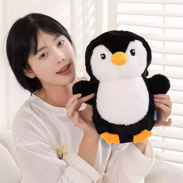 Transforming Penguin Plush and Travel Neck Pillow