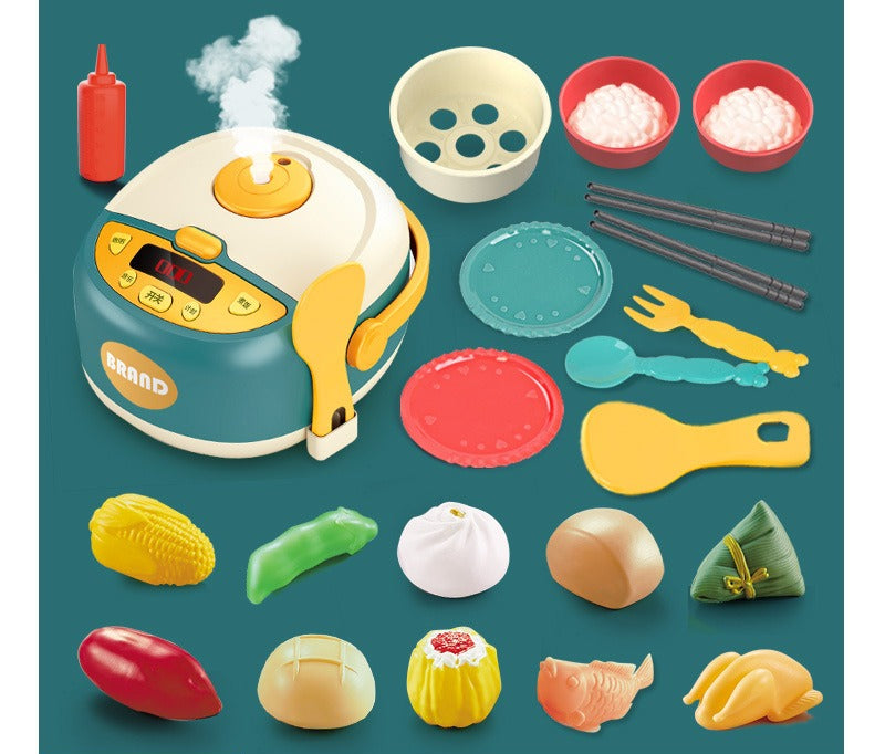 Little Chef’s Real-Mist Rice Cooker & Dim Sum Play Set