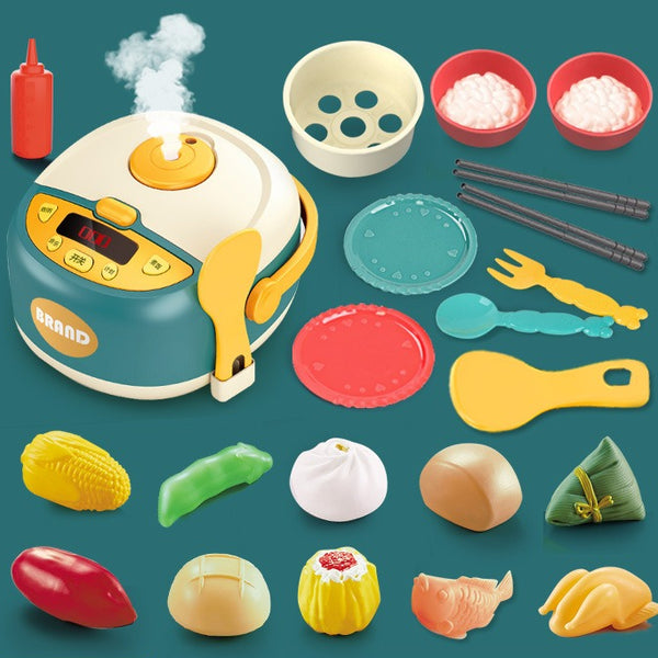 Little Chef’s Real-Mist Rice Cooker & Dim Sum Play Set