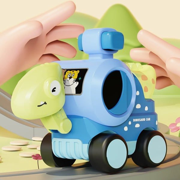 Dinosaur Press-and-Go Whistle Toy Car
