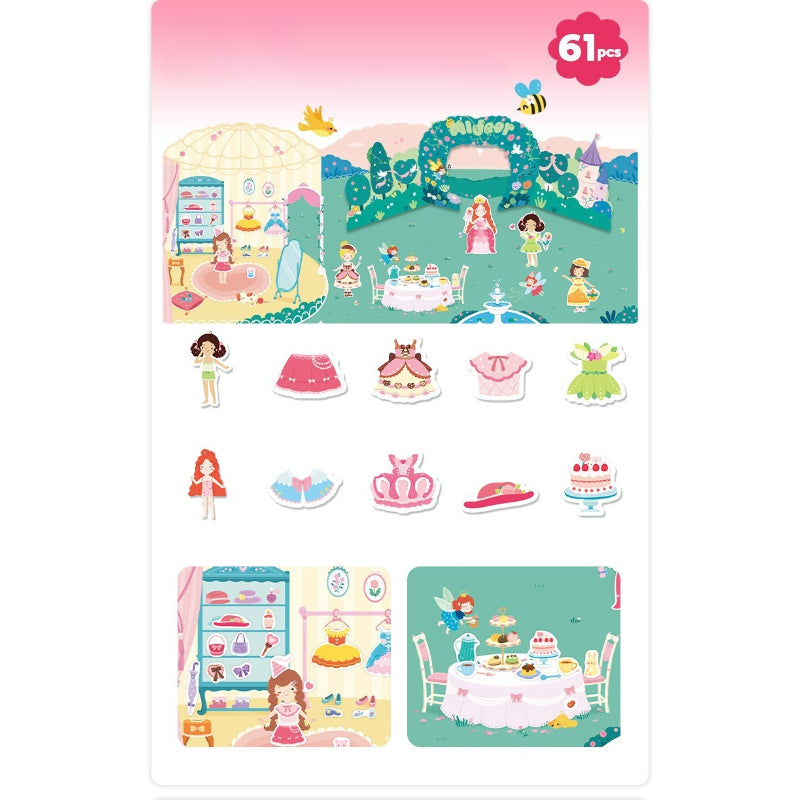 Mideer Reusable Jelly Sticker Book Set