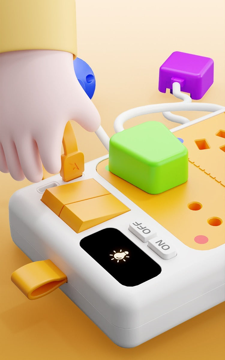 Toddler Busy Board Electrical Safety Plug-in Toy