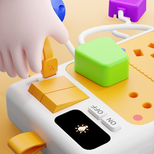Toddler Busy Board Electrical Safety Plug-in Toy
