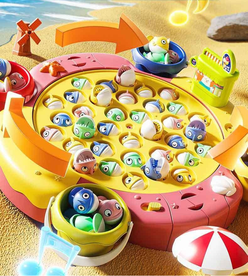 Rotating Magnetic Fishing Table Game