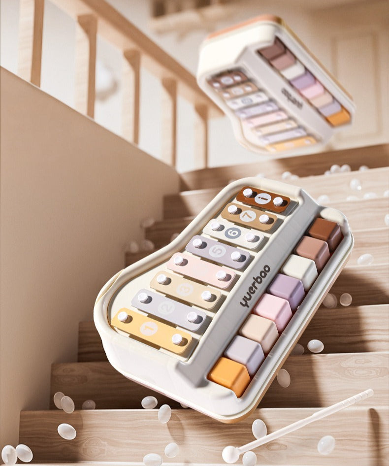8-Key Dual Play Piano and Xylophone