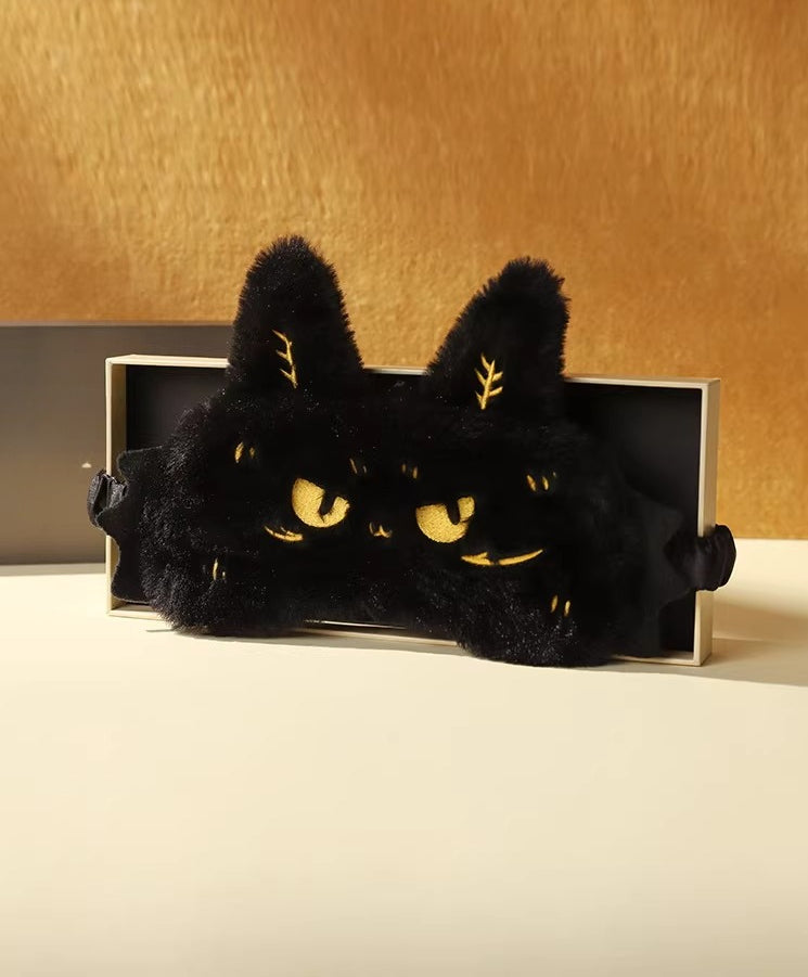 Prosperous Raccoon Plush Sleep Mask
