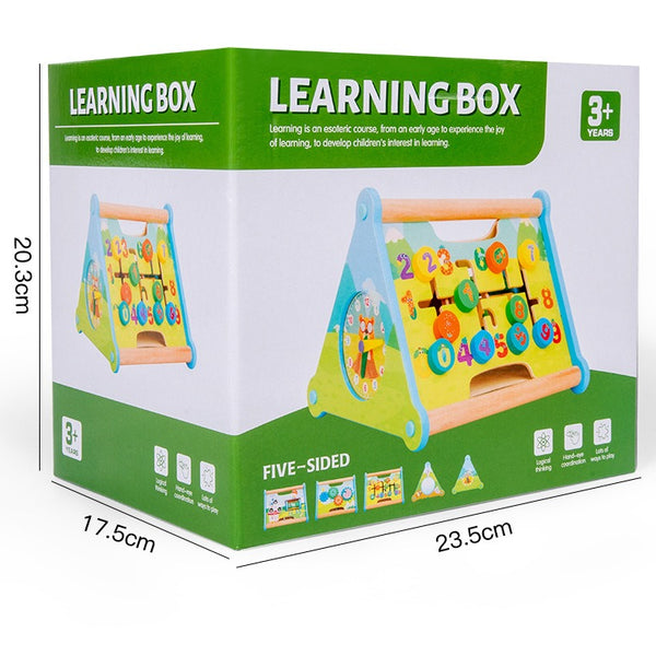 Wooden Multi-Activity Learning Box