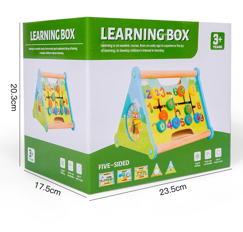 Wooden Multi-Activity Learning Box