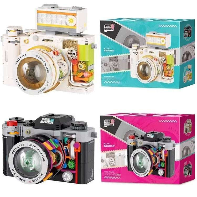 DIY Retro Camera Building Block Ornament