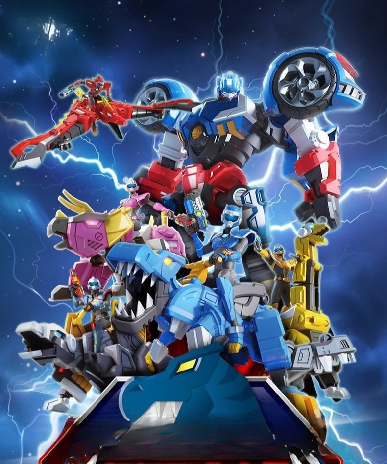 Miniforce Super Dino Power Tiraka Transforming Mecha