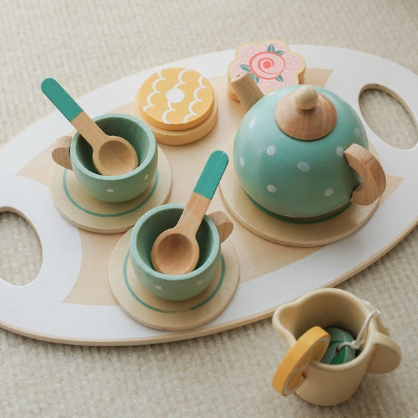 Wooden Pretend Play Afternoon Tea Set