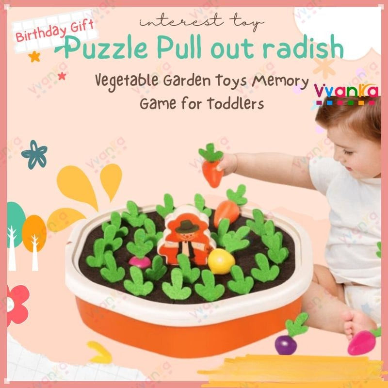 Pull Out Radish Memory & Coordination Game