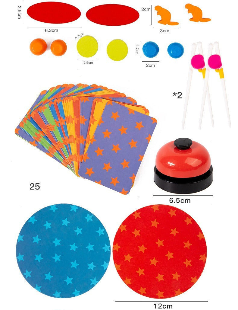 Clip Clip Happy Wooden Stacking Game