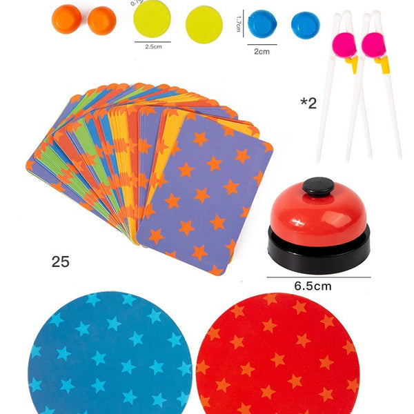 Clip Clip Happy Wooden Stacking Game