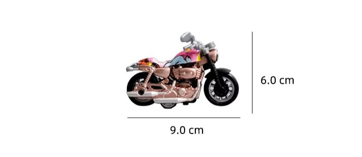 Miniature Pull-Back Motorcycle Desk Ornament