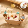 Wooden Balancing Animal Bead Maze & Rocking Base Toy