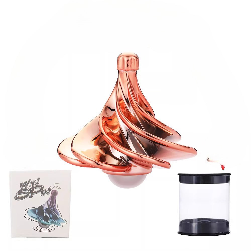 Wind-Driven Desktop Spinner