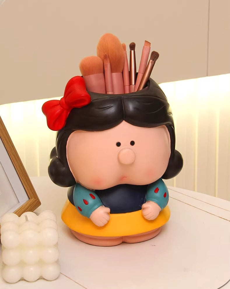 Classical Figure Sculptural Desktop Organizer