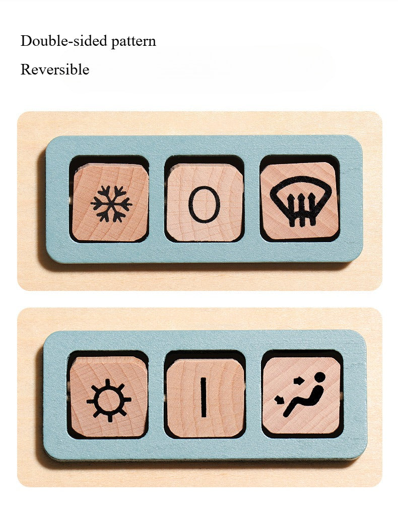 🚗 The Little Driver’s Montessori Wooden Busy Board