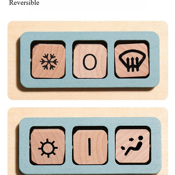 🚗 The Little Driver’s Montessori Wooden Busy Board