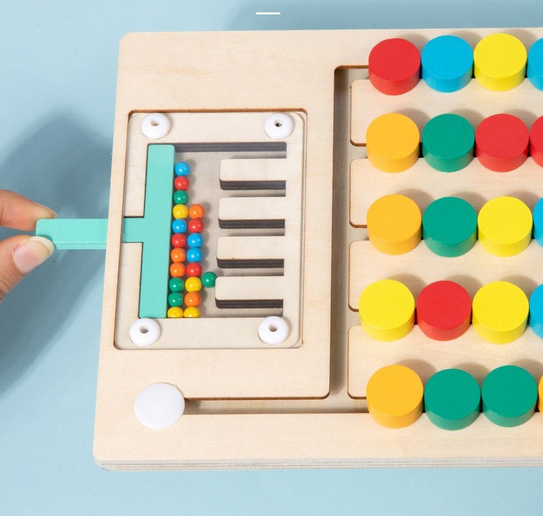 Wooden Color Logic Board Game