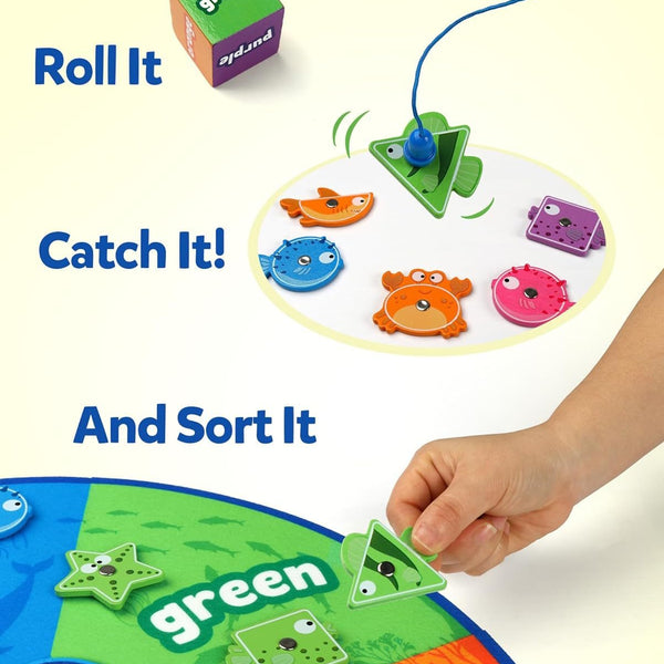 Magnetic Fishing Game: Color and Shape Matching