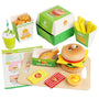 Wooden Pretend Play Fast Food Set