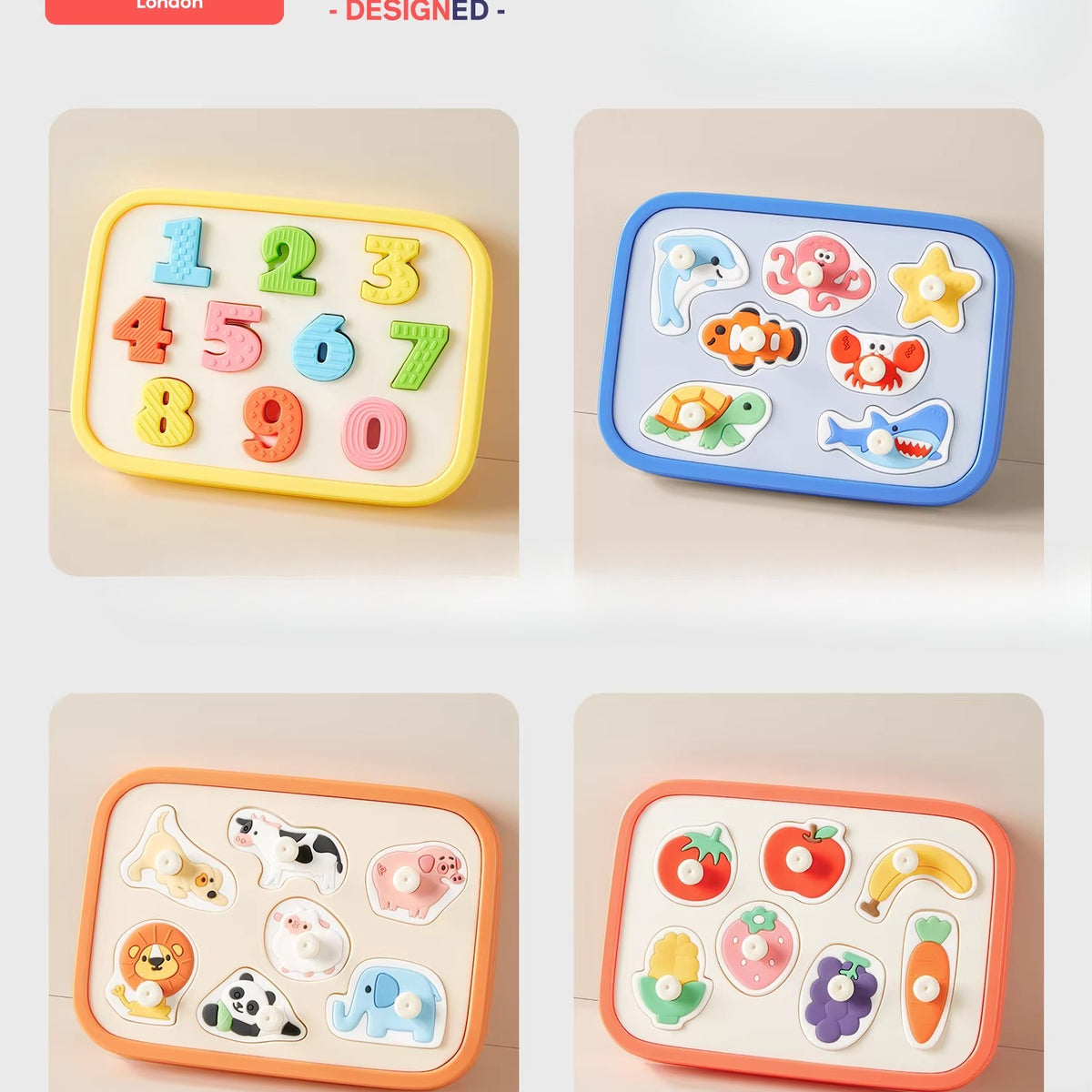 Soft Silicone Early Learning Puzzle