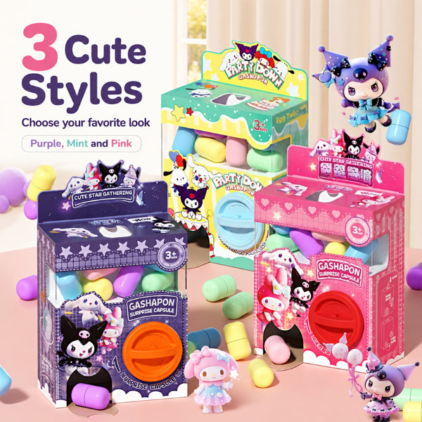 Sanrio Character Gashapon Machine: Twist for Surprise Eggs