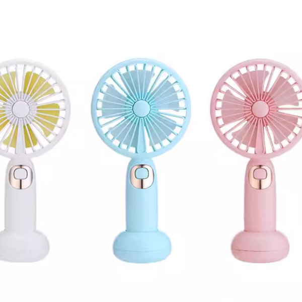 Portable Handheld Fan with Integrated Bluetooth Speaker